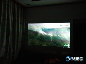 Acer V7500+ATV投影仪效果非常ok，没有延迟，色彩非常棒