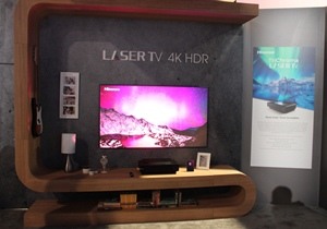 海信展出三色激光电视都为AI电视市场树立了新的标杆